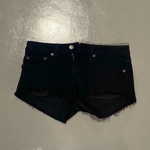 Carmar Denim black shorts